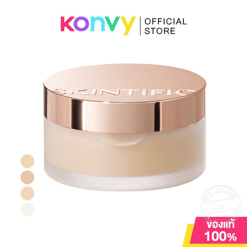 SKINTIFIC Invisitouch Ultra Stay Loose Powder 10g #00 White Translucent สคินทิฟฟิค แป้งฝุ่นเนื้อบางเบา. รูปที่ 1