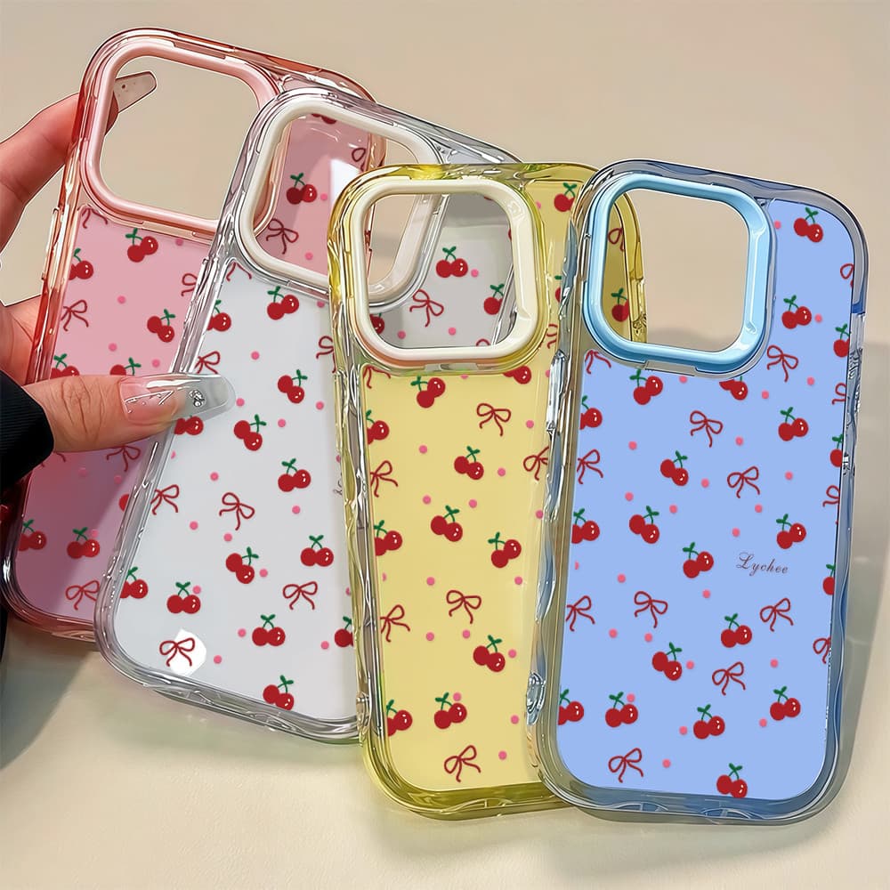 เคสโทรศัพท์ส่งทันที แบบระลอกสีสัน เคสใสเยลลี่ น่ารัก กันกระแทก For IPhone16 15 14 Pro PLUS 13 12 11 Promax GDBWEHY330 รูปที่ 3