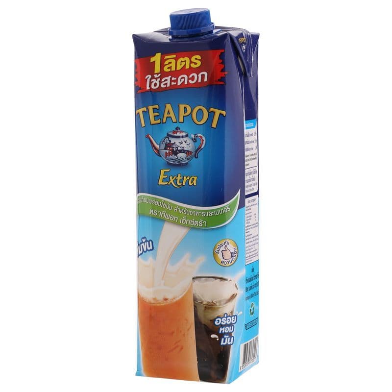 ทีพอทเอ็กซ์ตร้าครีมเทียมพร่องไขมันสำหรับอาหารและเบอเกอรี่ 1000มล Tea Pot Extra Creamer 1000ml รูปที่ 1