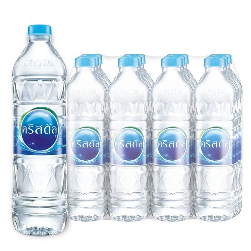 คริสตัลน้ำดื่ม 600มล. แพค 12 Crystal Water 600ml. Pack 12 รูปที่ 1