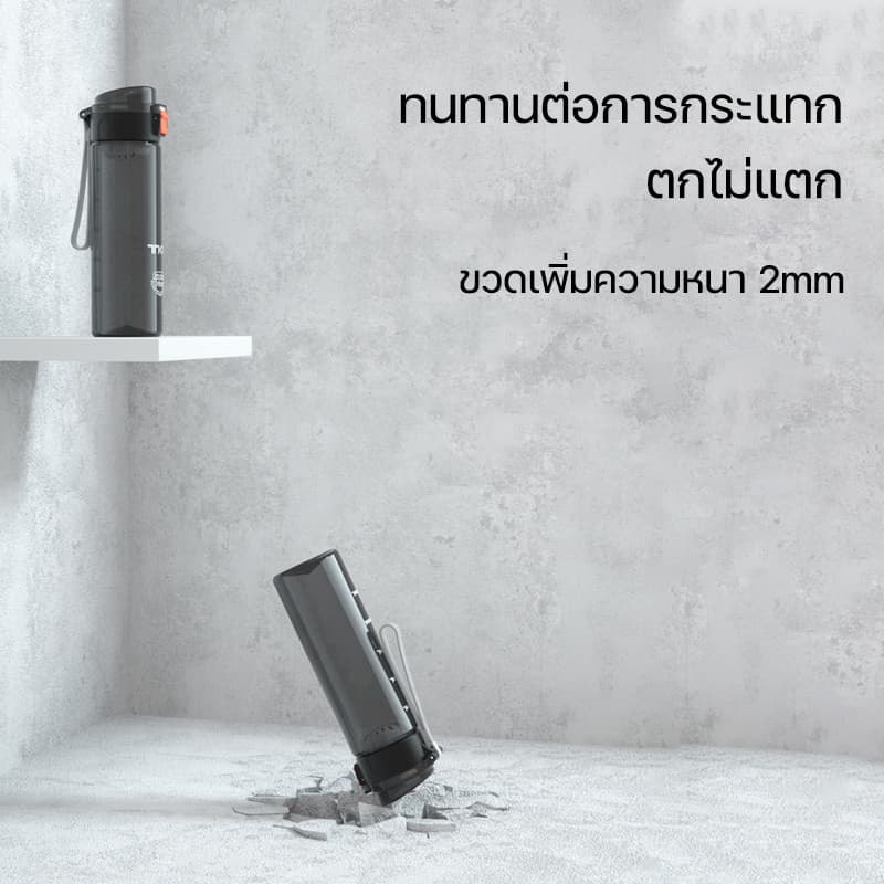 TKK ขวดน้ำเด็ก วัสดุ Tritan BPA FREE ความจุ 400ml กระบอกน้ำเด็กพกพา ไปโรงเรียน น้ำหนักเบา แบบยกดื่ม รูปที่ 5