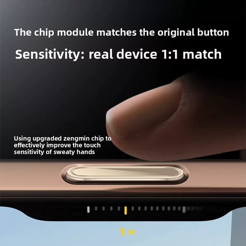 ปุ่มควบคุมกล้องสําหรับ iPhone 16 17 Series สมาร์ทกล้องด้านข้างฟิล์มป้องกัน Touch Control ใช้งานร่วมกับ iPhone 16 17 Pro Max 16Plus 17AIR รูปที่ 5
