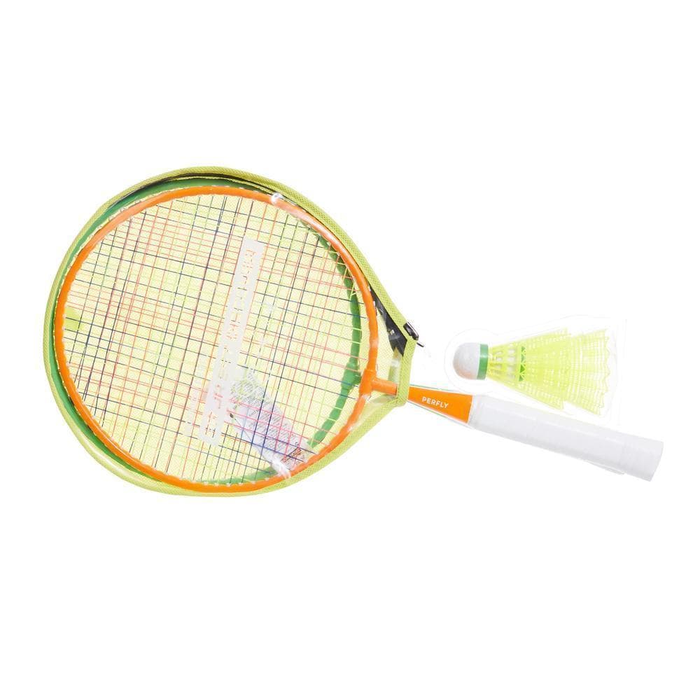 Decathlon Kid Badminton Racket In Set Br Set Discover ชุดแร็คเก็ตแบดมินตันสำหรับเด็ก รุ่น Discover - Green/Orange รูปที่ 3