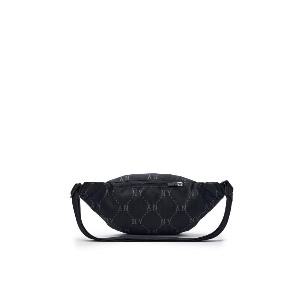 MLB กระเป๋าคาดเอว ยูนิเซ็กส์ Dia Monogram Sportive Belt Bag รุ่น 3AHSM035N 50BKS สีดำ รูปที่ 4