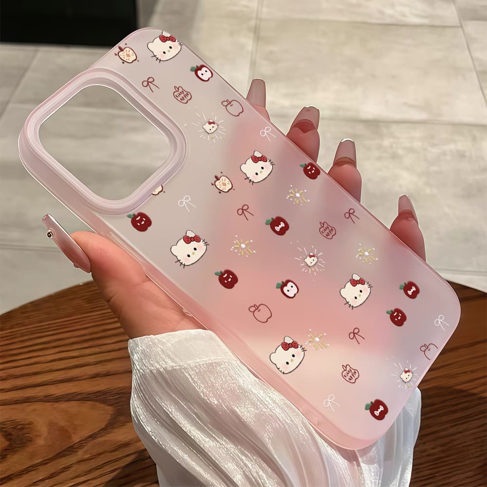 จัดส่งในพื้นที่ เคสมีน้ำค้างแข็งTPU รู้สึกดี มีสีสัน For IPhone16 15 14 13 11 7 8 plus Pro Promax X XR XSMAX DKMS216 รูปที่ 4