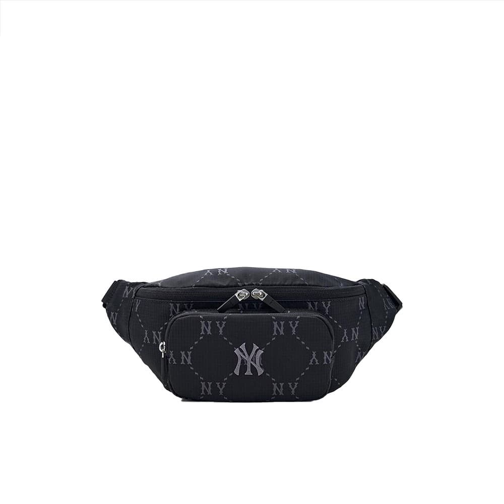 MLB กระเป๋าคาดเอว ยูนิเซ็กส์ Dia Monogram Sportive Belt Bag รุ่น 3AHSM035N 50BKS สีดำ รูปที่ 2