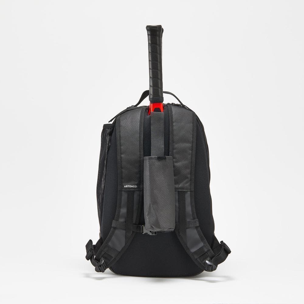 Decathlon 24 L Tennis Backpack M Team เป้สะพายหลังสำหรับเล่นเทนนิสขนาด 24 ลิตร รุ่น M Team - Black/Grey รูปที่ 2
