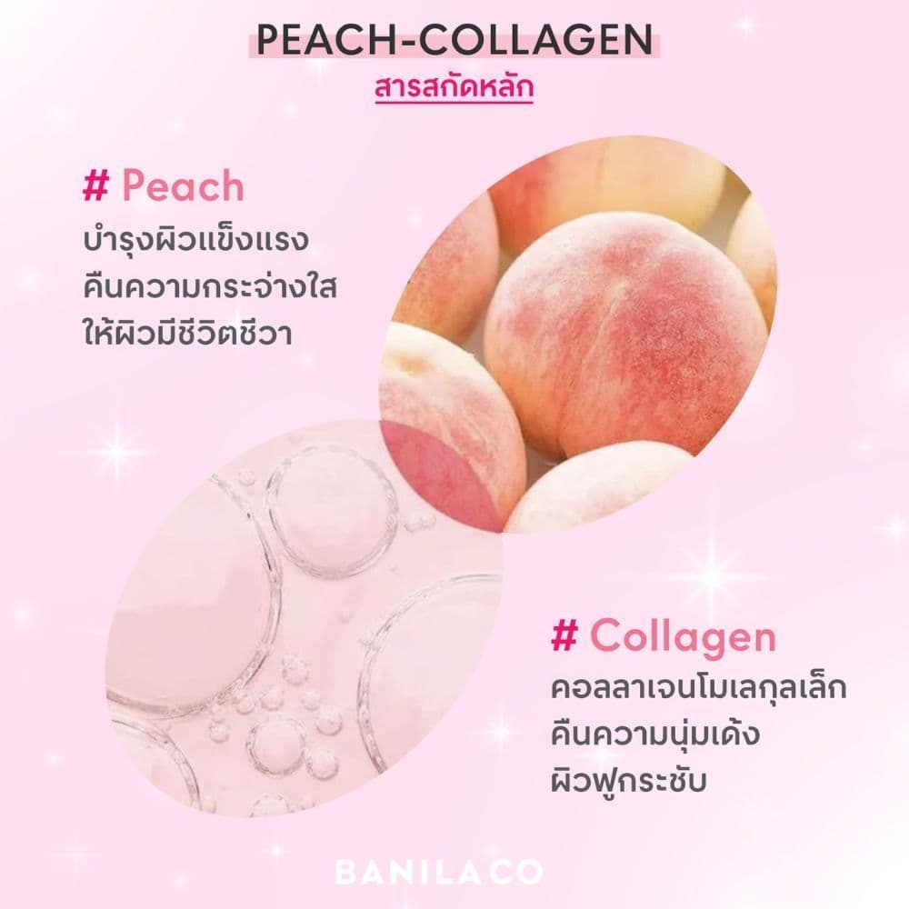 BANILA CO Blooming Youth Peach-Collagen Mask 20G บลูมมิ่ง ยูธ พีช คอลลาเจน มาร์ก 20G รูปที่ 4