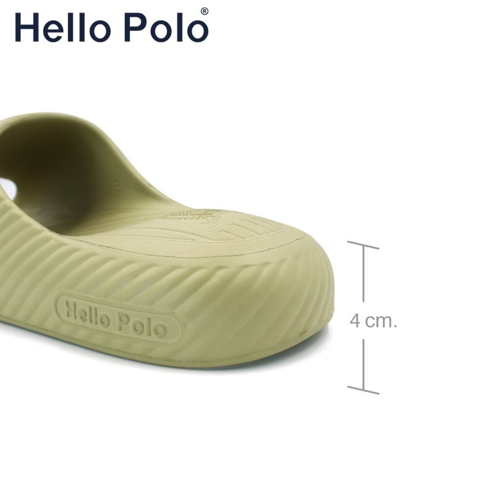 Hello Polo รุ่น HP8014 แฟชั่นผู้หญิง และผู้ชาย รองเท้าแตะ รองเท้าแตะผู้ชายผู้หญิง กันลื่น แฟชั่น นุ่ม EVA Size 36-45 รูปที่ 7