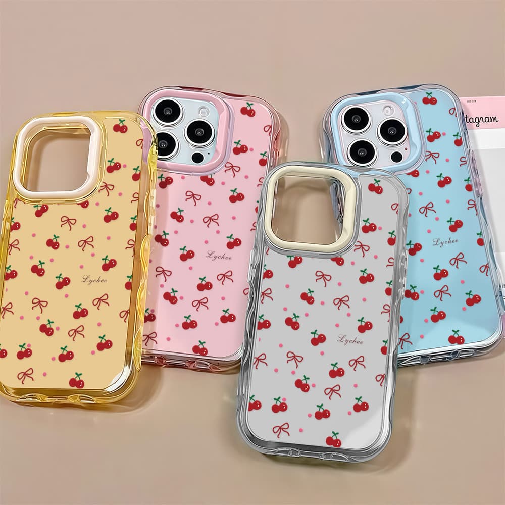 เคสโทรศัพท์ส่งทันที แบบระลอกสีสัน เคสใสเยลลี่ น่ารัก กันกระแทก For IPhone16 15 14 Pro PLUS 13 12 11 Promax GDBWEHY330 รูปที่ 2