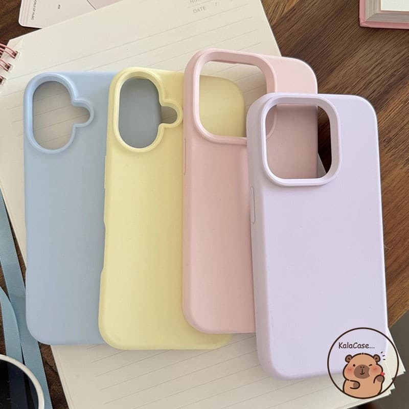 สําหรับ OPPO Reno 15F 15 F Pro Mini Max 15C ค้นหา X9 Ultra X9S Pro Reno15F เคสโทรศัพท์ Simple สีชมพูสีม่วง Cyan Candy สีทึบ Matte Frosted นุ่มปลอกกรณีฝาครอบ รูปที่ 1