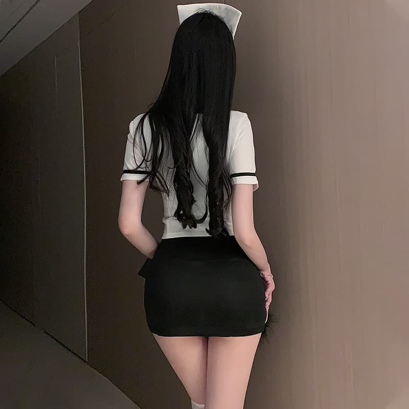 BKK SEXY ชุดอาชีพพยาบาล คอสเพลย์เซ็กซี่ คอสเพลย์พยาบาล M-5XL | 40-100กก. B-844 รูปที่ 6