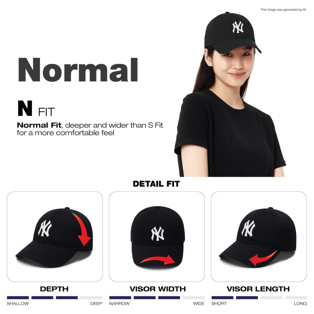 MLB หมวกแก็ป 3ACP6601N 50NYS NAVY NEW YORK YANKEES รูปที่ 2