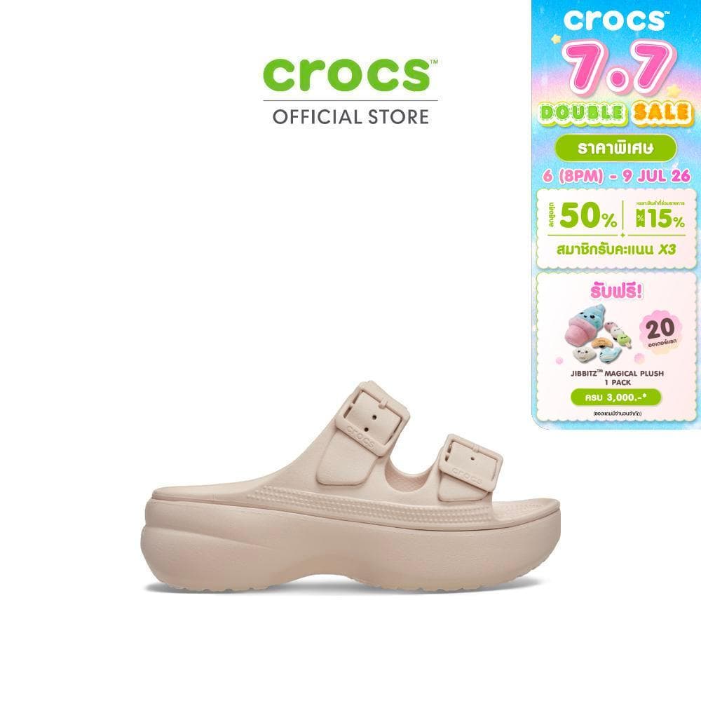CROCS รองเท้าแตะผู้หญิง SATURDAY PLATFORM SANDAL รุ่น 212880-6UR - QUARTZ รูปที่ 1
