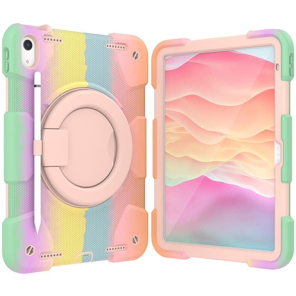 AK เคสแท็บเล็ต For IPad 10 11 10.9 5 6 9.7 7 8 9 10.2 Air 1 2 3 4 Pro 11 เคสกันกระแทกแบบหมุนได้ 360 องศา รูปที่ 3