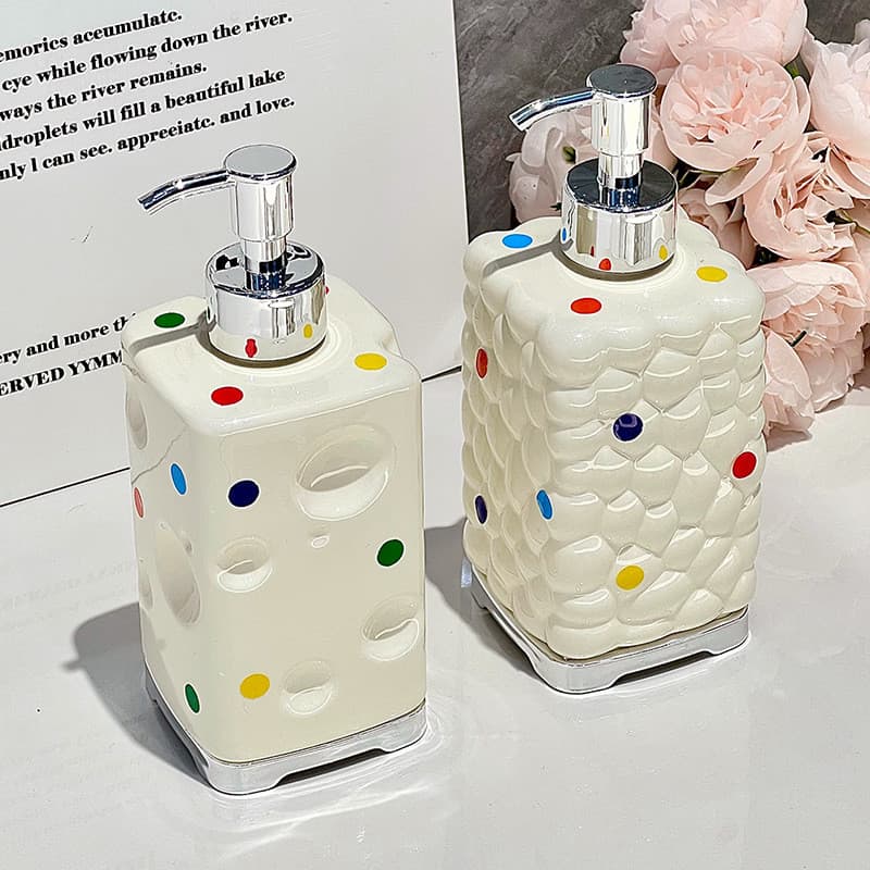 Cream Style ขวดแบ่งครีมอาบน้ำ ขวดแชมพูและสบู่ล้างมือ ขวดเก็บแบบกดปริมาณใหญ่ รูปที่ 2