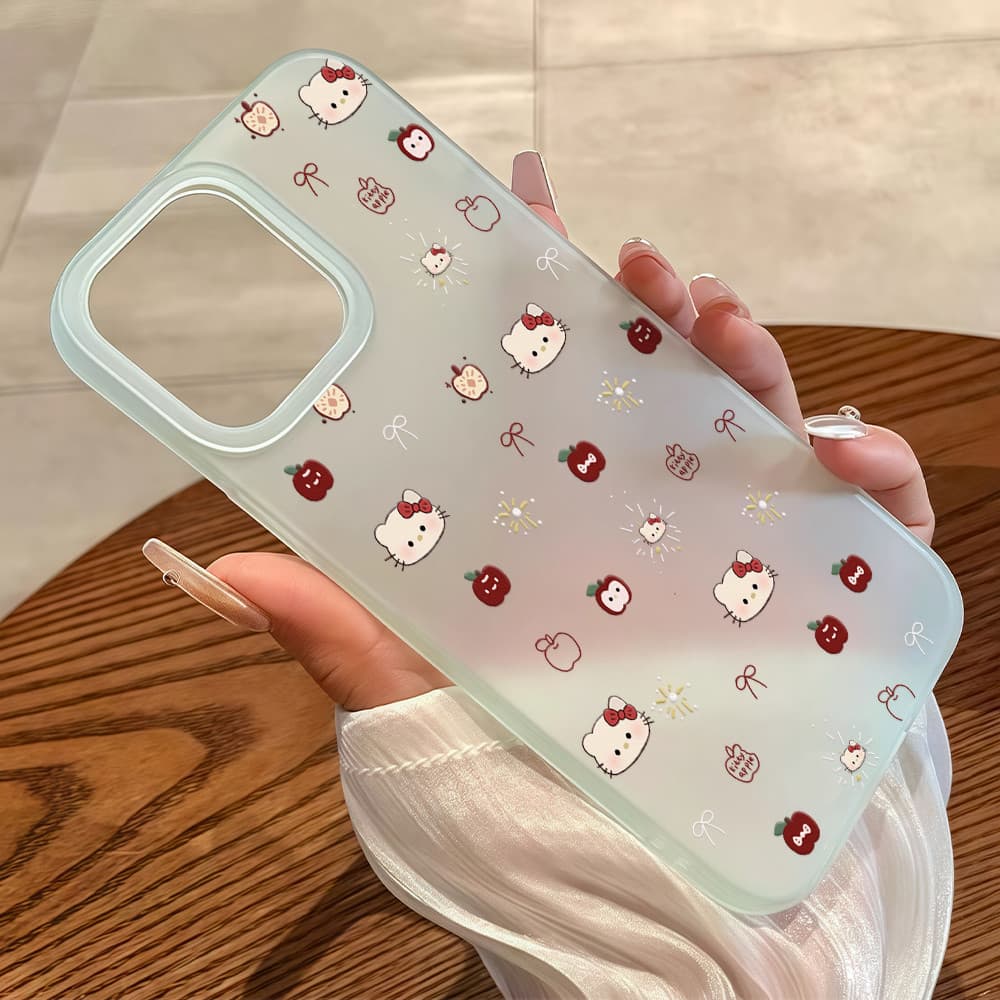 จัดส่งในพื้นที่ เคสมีน้ำค้างแข็งTPU รู้สึกดี มีสีสัน For IPhone16 15 14 13 11 7 8 plus Pro Promax X XR XSMAX DKMS216 รูปที่ 3