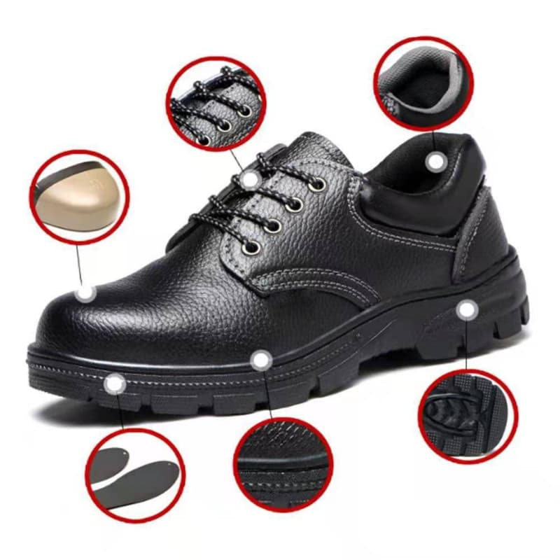 ShooDeeHot รองเท้าเซฟตี้ PU safety shoes รองเท้าหัวเหล็ก ไซส์36-44 GM012 รูปที่ 7
