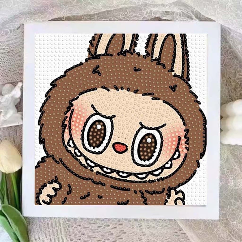 รูปวาดเพชร DIY ครอสติสคริสตัลพร้อมกรอบรูป ภาพจิตกรรม/ภาพวาดเพชร/ภาพปักเพชร ภาพครอสติสคริสตัล ของขวัญวันเกิดทำมือ รูปที่ 8