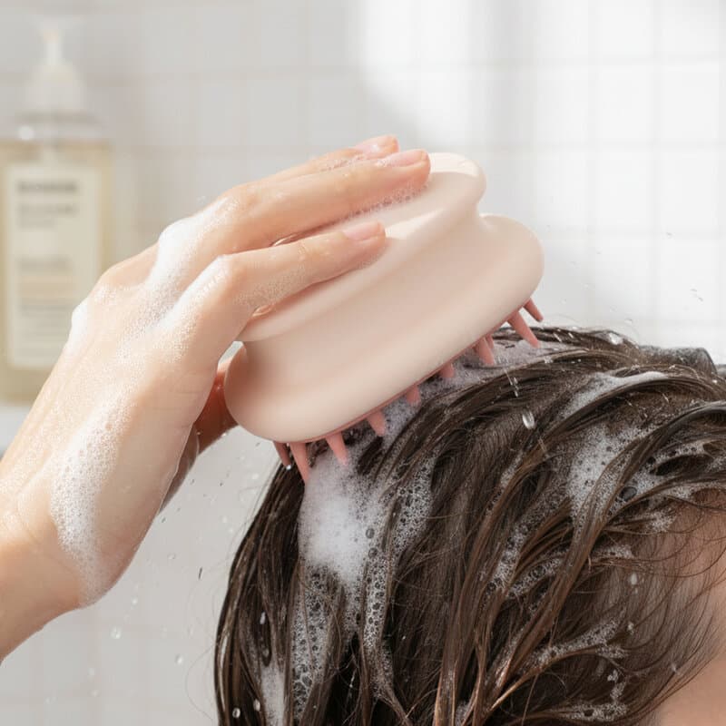 Konvy Massage Shampoo Hair Brushk คอนวี่ แปรงสระผมและนวดหนังศีรษะ. รูปที่ 3