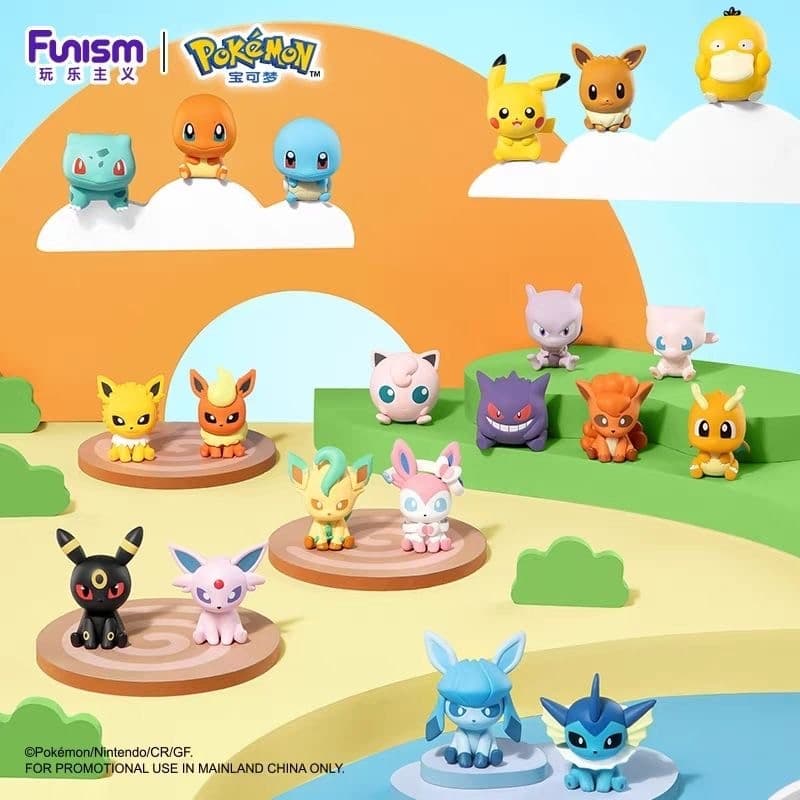 Pokemon Little Adventure Series Pvc 4cm Mini Figure รูปที่ 1