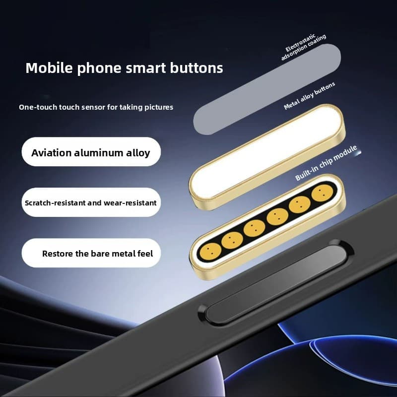 ปุ่มควบคุมกล้องสําหรับ iPhone 16 17 Series สมาร์ทกล้องด้านข้างฟิล์มป้องกัน Touch Control ใช้งานร่วมกับ iPhone 16 17 Pro Max 16Plus 17AIR รูปที่ 6