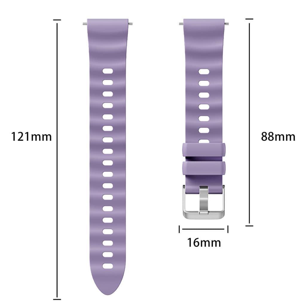 18 มม.ซิลิโคนสําหรับนาฬิกา Huawei GT6 GT5 41 มม.Soft Sport WristBand สําหรับ HUAWEI นาฬิกา GT4 41 มม./GT5 Pro 42 มม.สายนาฬิกาสร้อยข้อมือ รูปที่ 6