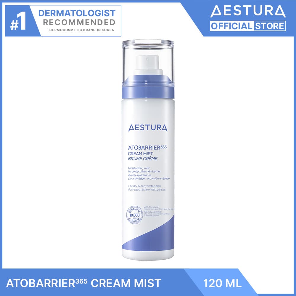 AESTURA Atobarrier365 Cream Mist 120ml เอสทูร่า อะโทแบริเออร์365 สเปรย์ล็อคความชุ่มชื้น รูปที่ 3