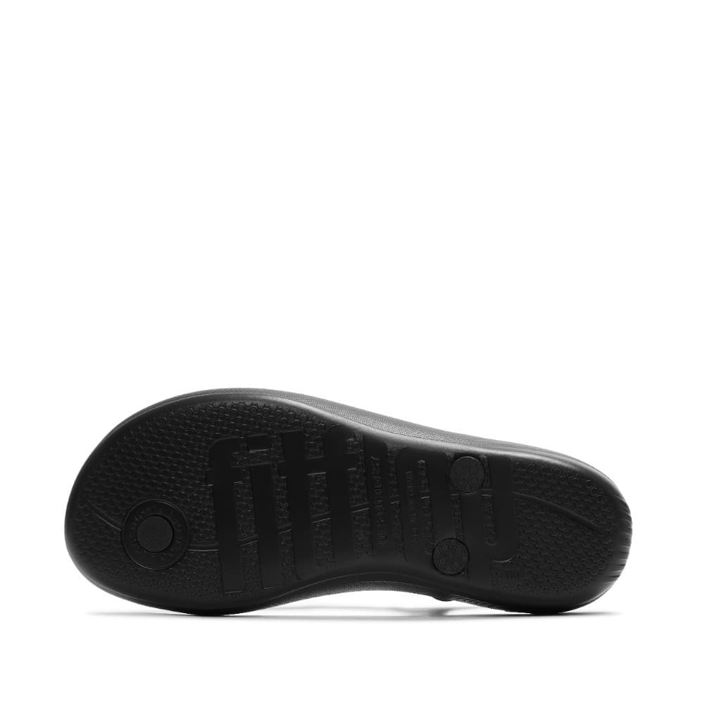 FITFLOP IQUSHION SPLASH FLOWER T-BAR รองเท้าแตะผู้หญิง รุ่น A6U-001 สี BLACK รูปที่ 4