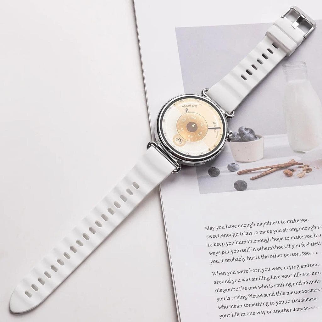 18 มม.ซิลิโคนสําหรับนาฬิกา Huawei GT6 GT5 41 มม.Soft Sport WristBand สําหรับ HUAWEI นาฬิกา GT4 41 มม./GT5 Pro 42 มม.สายนาฬิกาสร้อยข้อมือ รูปที่ 4