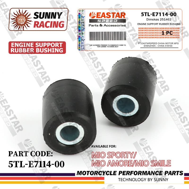 บูชแท่นเครื่อง MIO SPORTY/AMORE RUBBER BUSHING 2 ชิ้น/เซ็ต รูปที่ 1