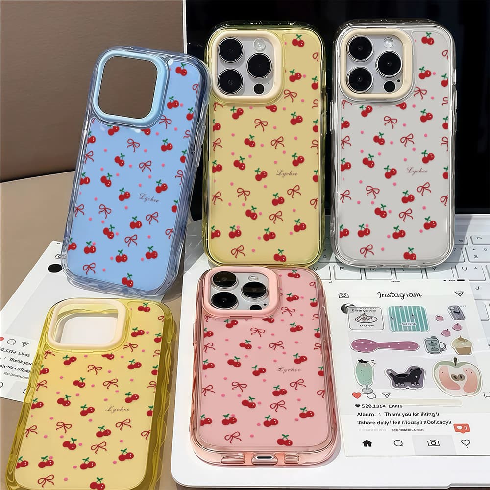 เคสโทรศัพท์ส่งทันที แบบระลอกสีสัน เคสใสเยลลี่ น่ารัก กันกระแทก For IPhone16 15 14 Pro PLUS 13 12 11 Promax GDBWEHY330 รูปที่ 8