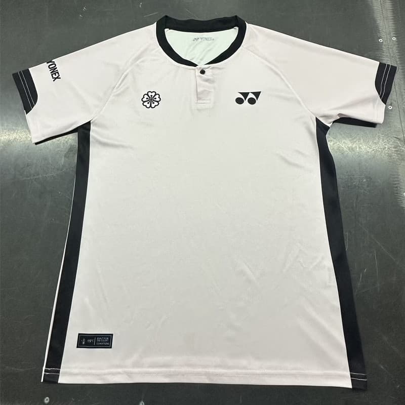 เสื้อเจอร์ซีย์แบดมินตันสีชมพู ระบายอากาศได้ดี เหมาะสำหรับผู้ชายและผู้หญิง รูปที่ 5