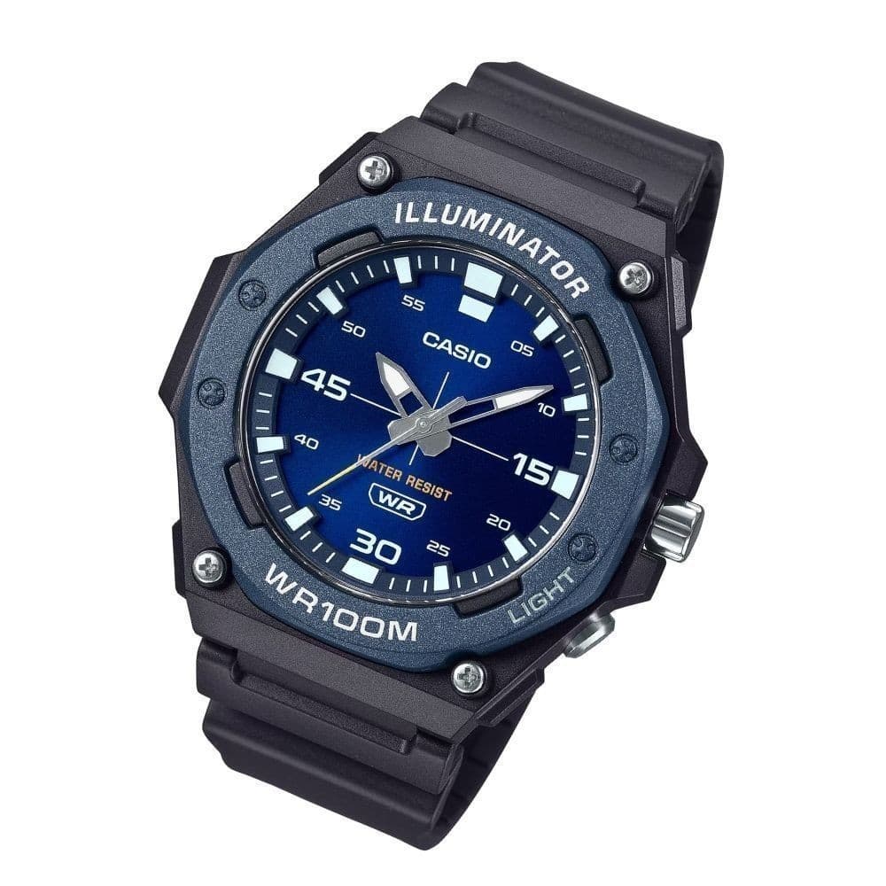 CASIO นาฬิกาข้อมือผู้ชาย CASIO รุ่น MW-620H-2AVDF สายเรซิ่น สีดำ รูปที่ 3