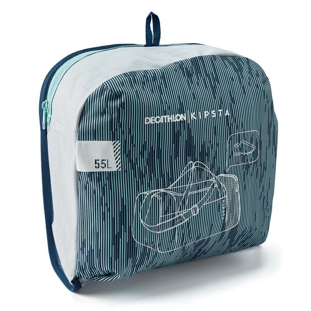Decathlon 55L Sports Bag Essential กระเป๋ากีฬาความจุ 55 ลิตร รุ่น Essential - Blue รูปที่ 4