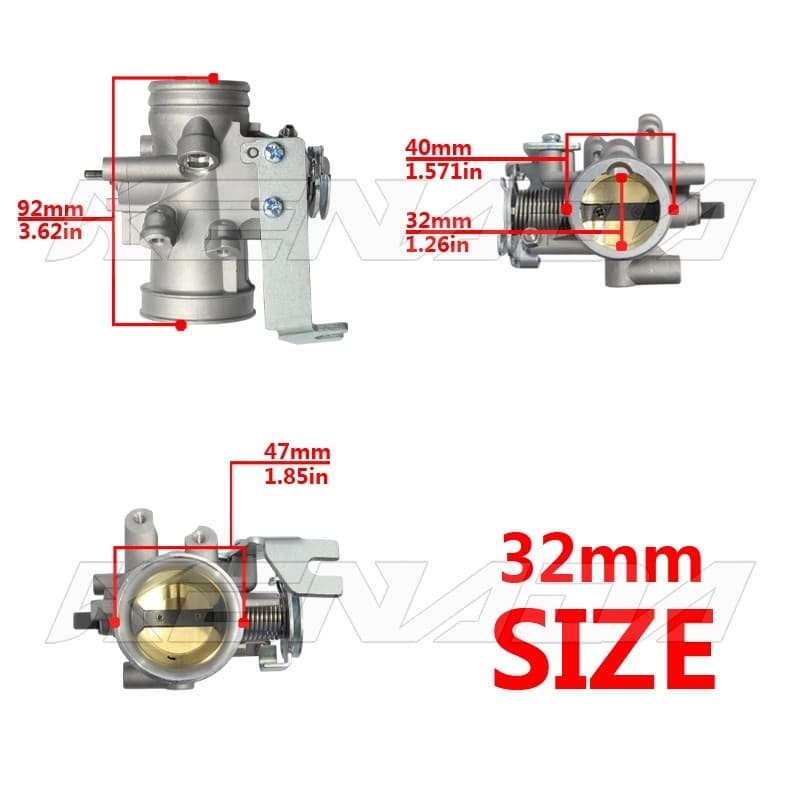 เรือนปีกผีเสื้อ 28 มม.30 มม.32 มม.สําหรับ CBR150 CRF110 WAVE110I WAVE125I Dream MSX125 รถจักรยานยนต์ รูปที่ 7
