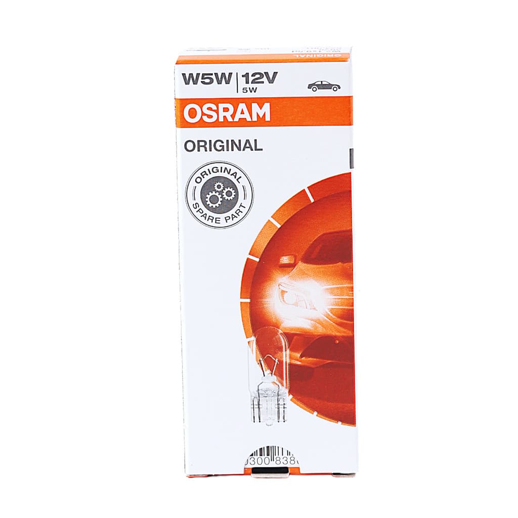 หลอดเสียบ หลอดไฟหรี่ OSRAM T10 12V 5W w5w ราคา 1 หลอด รูปที่ 4