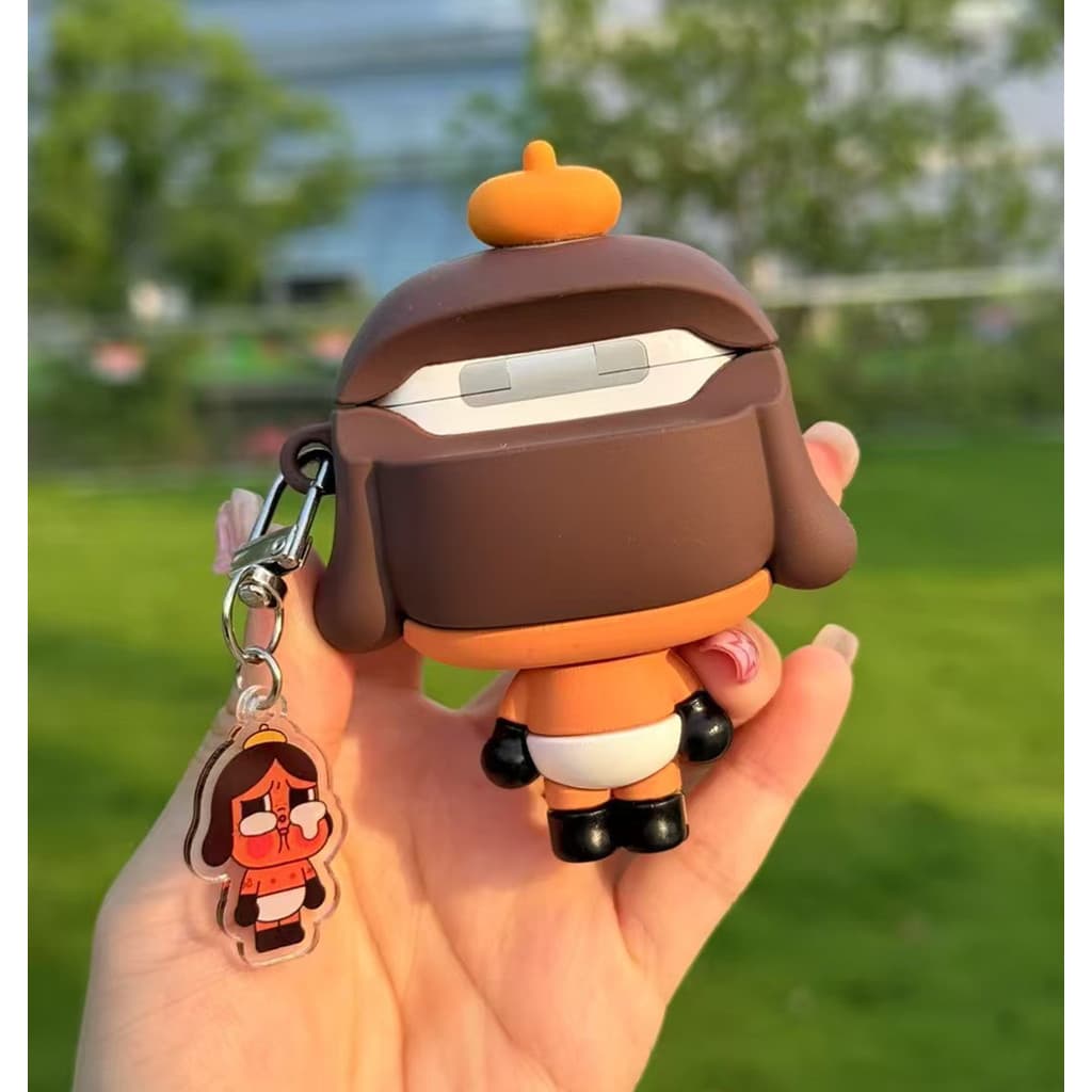 เคส Cry POP MART สําหรับ AirPods4/4ANC/1/2/3/Pro/Pro2/Pro3 เคสซิลิโคนอ่อนนุ่มพร้อมจี้ รูปที่ 9