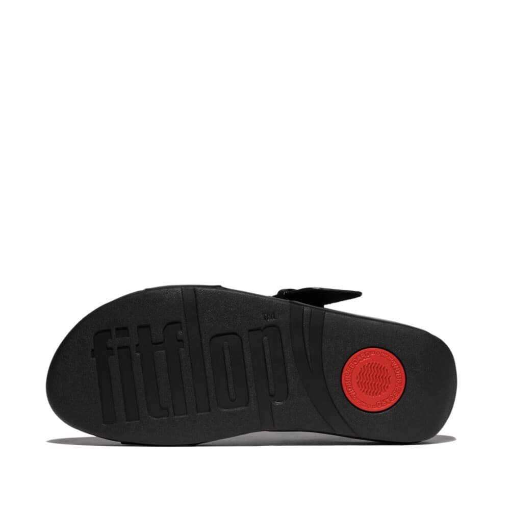 FITFLOP LULU RESIN-BUCKLE BACK-STRAP รองเท้าแตะแบบรัดส้นผู้หญิง รุ่น JE7-090 สี BLACK รูปที่ 4