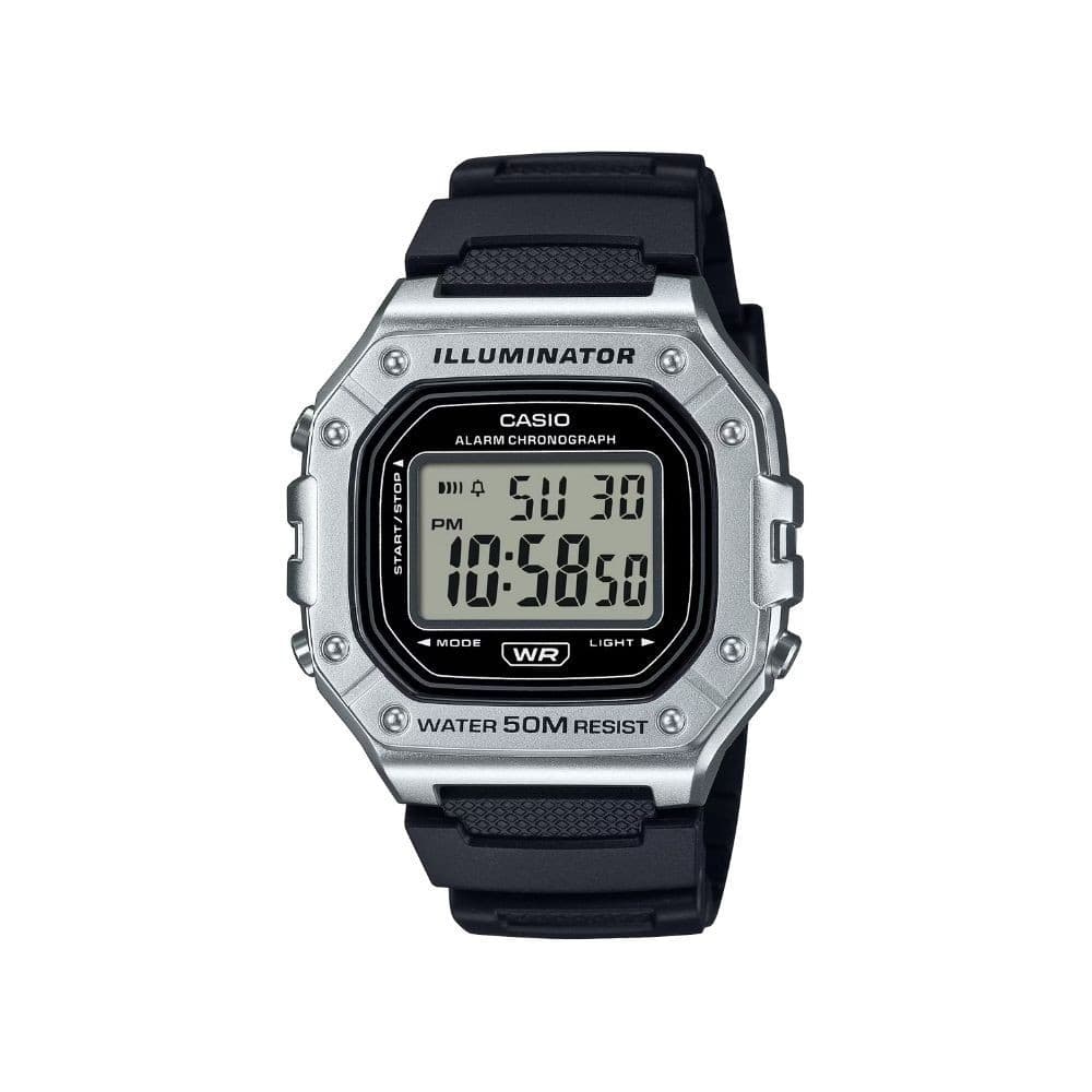 CASIO นาฬิกาข้อมือ CASIO รุ่น W-218HM-7AVDF สายเรซิน สีดำ รูปที่ 4