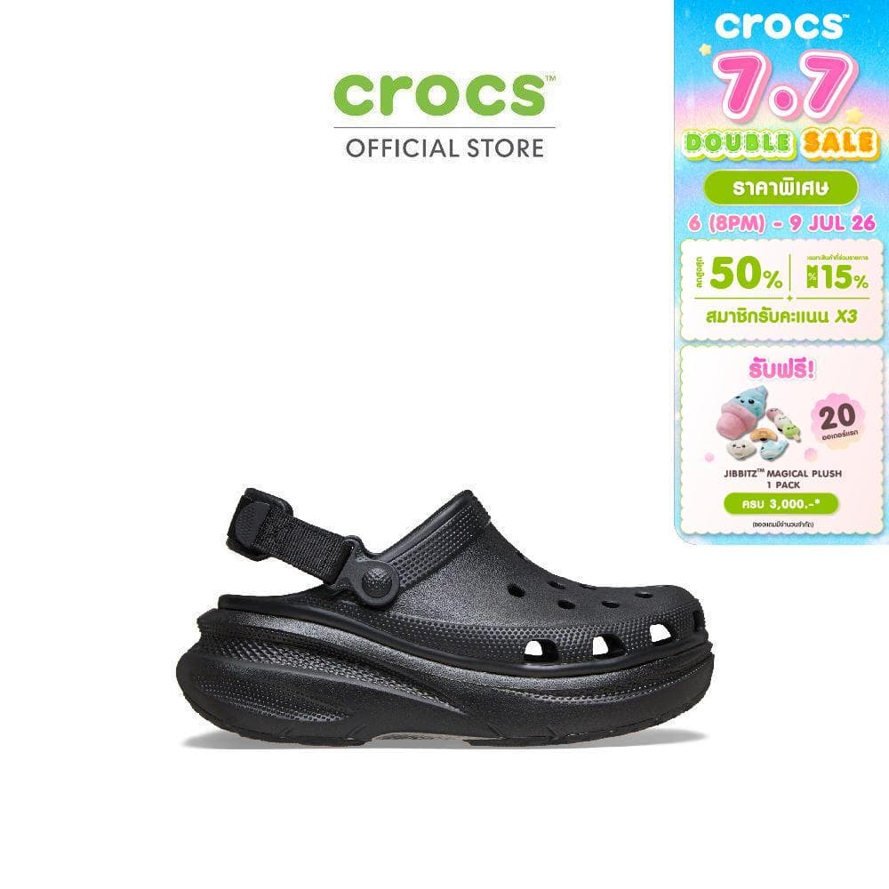 CROCS รองเท้าลำลองผู้ใหญ่ NEW CRUSH CLOG - BLACK รูปที่ 1