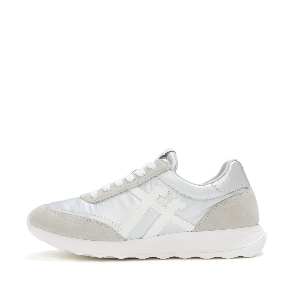 FITFLOP RETRO-Q FF M-FABRIC/SUEDE รองเท้าผ้าใบผู้หญิง รุ่น A5Q-E11 สี SILVER รูปที่ 2