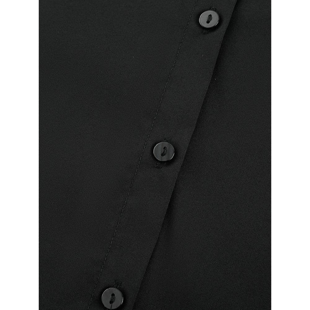 G2000 เสื้อเชิ้ตแขนยาวแบบทางการสำหรับผู้หญิง ทรง Slim Fit รุ่น 4122221399 BLACK รูปที่ 7