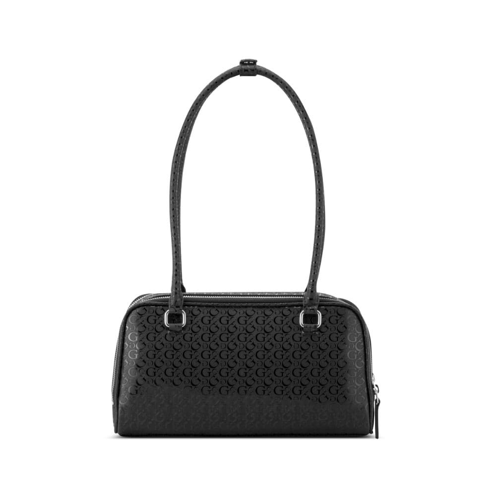 GUESS กระเป๋า รุ่น GA380709 CARLA SHOULDER SATCHEL สีดำ รูปที่ 3