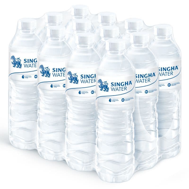สิงห์น้ำดื่ม 600มล. แพค 12 Singha Drinking Water 600ml. Pack 12 รูปที่ 2