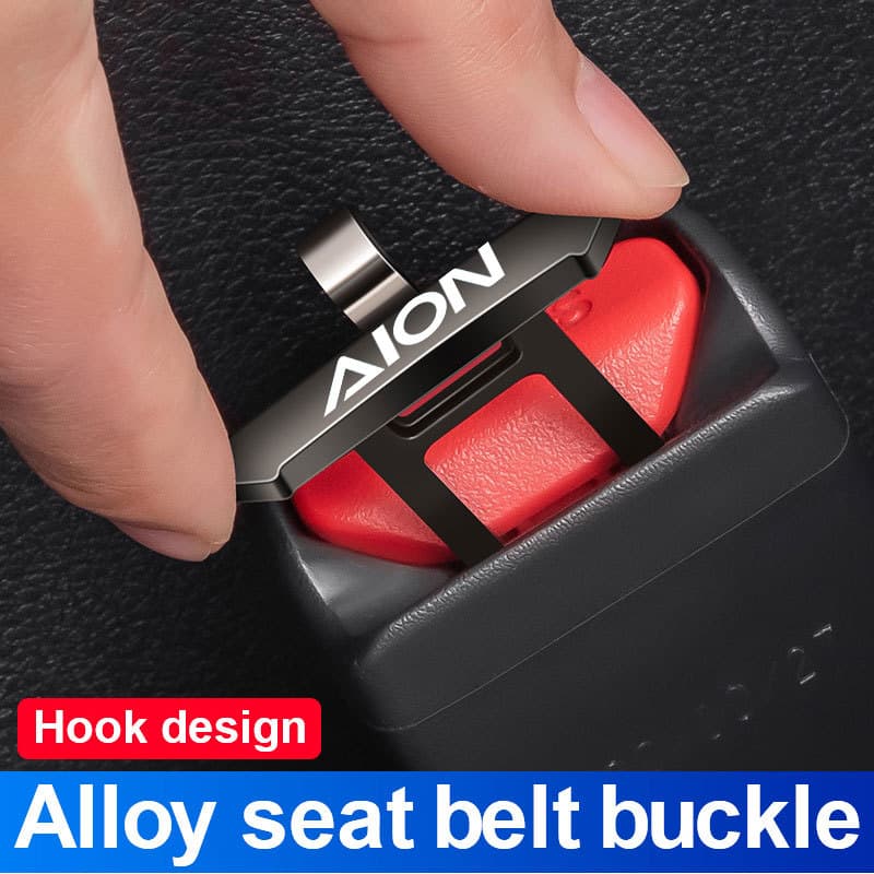 เข็มขัดนิรภัย Extender สังกะสีอัลลอยด์ อุปกรณ์เสริม 1/2 ชิ้น สําหรับ Aion Y Plus/UT/V/ES รูปที่ 4
