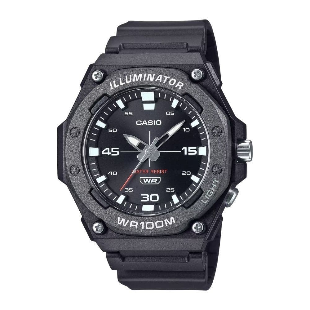CASIO นาฬิกาข้อมือผู้ชาย CASIO รุ่น MW-620H-1AVDF สายเรซิ่น สีดำ รูปที่ 2