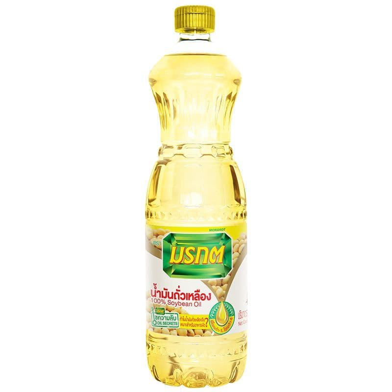 มรกตน้ำมันถั่วเหลือง 1ลิตร Morakot Soy Bean Oil 1Ltr. รูปที่ 1