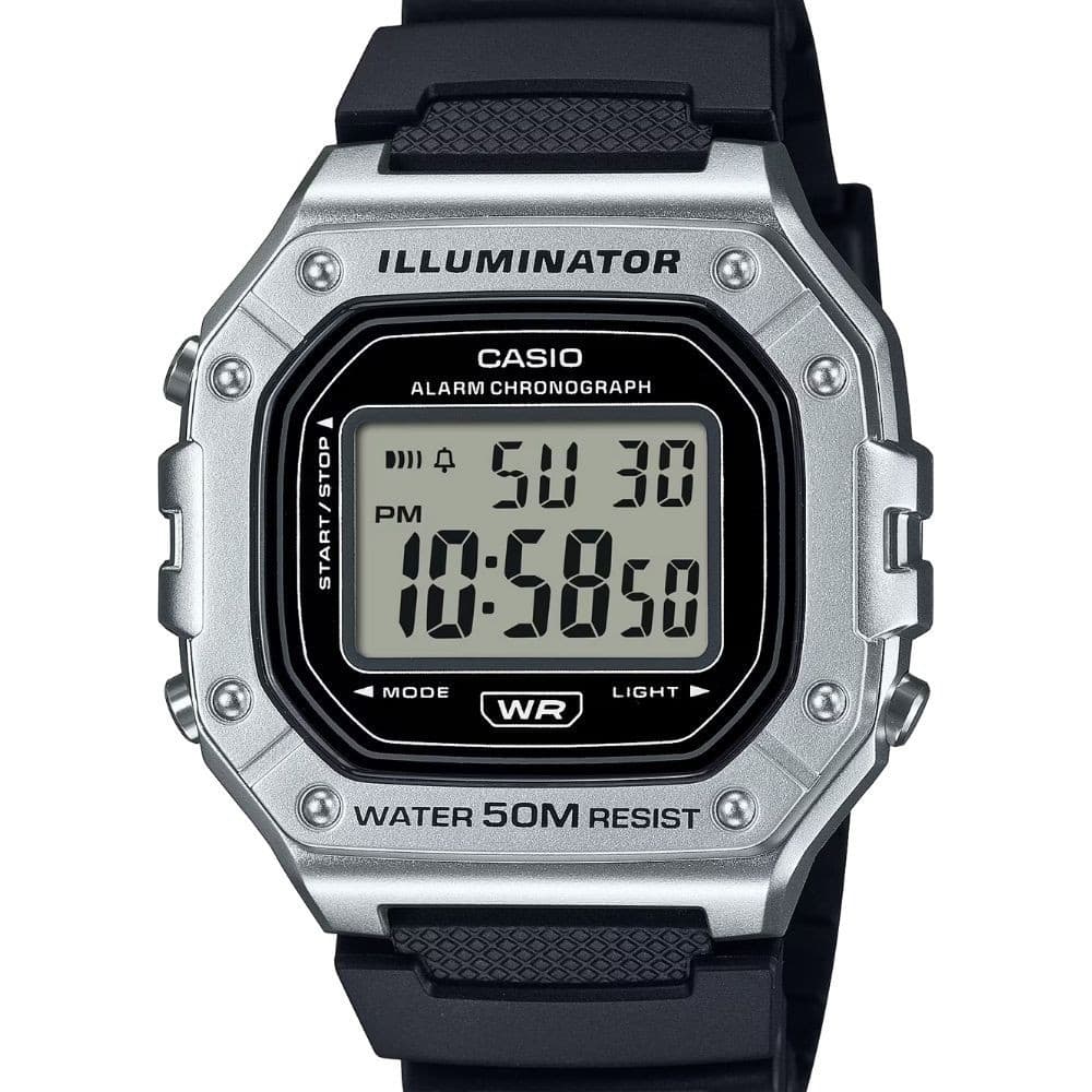 CASIO นาฬิกาข้อมือ CASIO รุ่น W-218HM-7AVDF สายเรซิน สีดำ รูปที่ 3