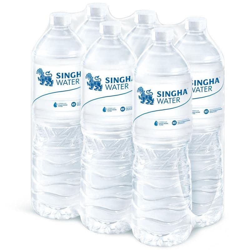 สิงห์น้ำดื่ม 1.5ลิตร แพค 6 Singha Drinking Water 1.5ltr. Pack 6 รูปที่ 2